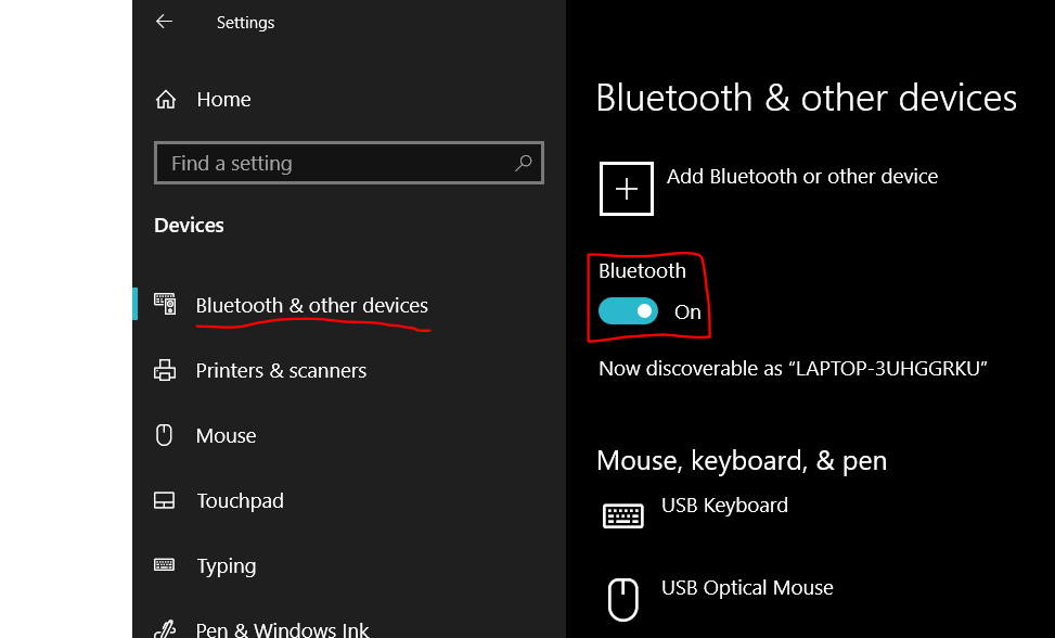 How to turn on Bluetooth on Windows 10
